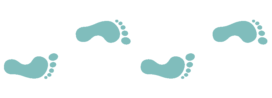 green footprints