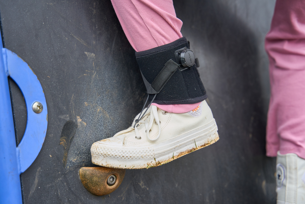 Photograph of the OrthoPed Foot Drop Splint