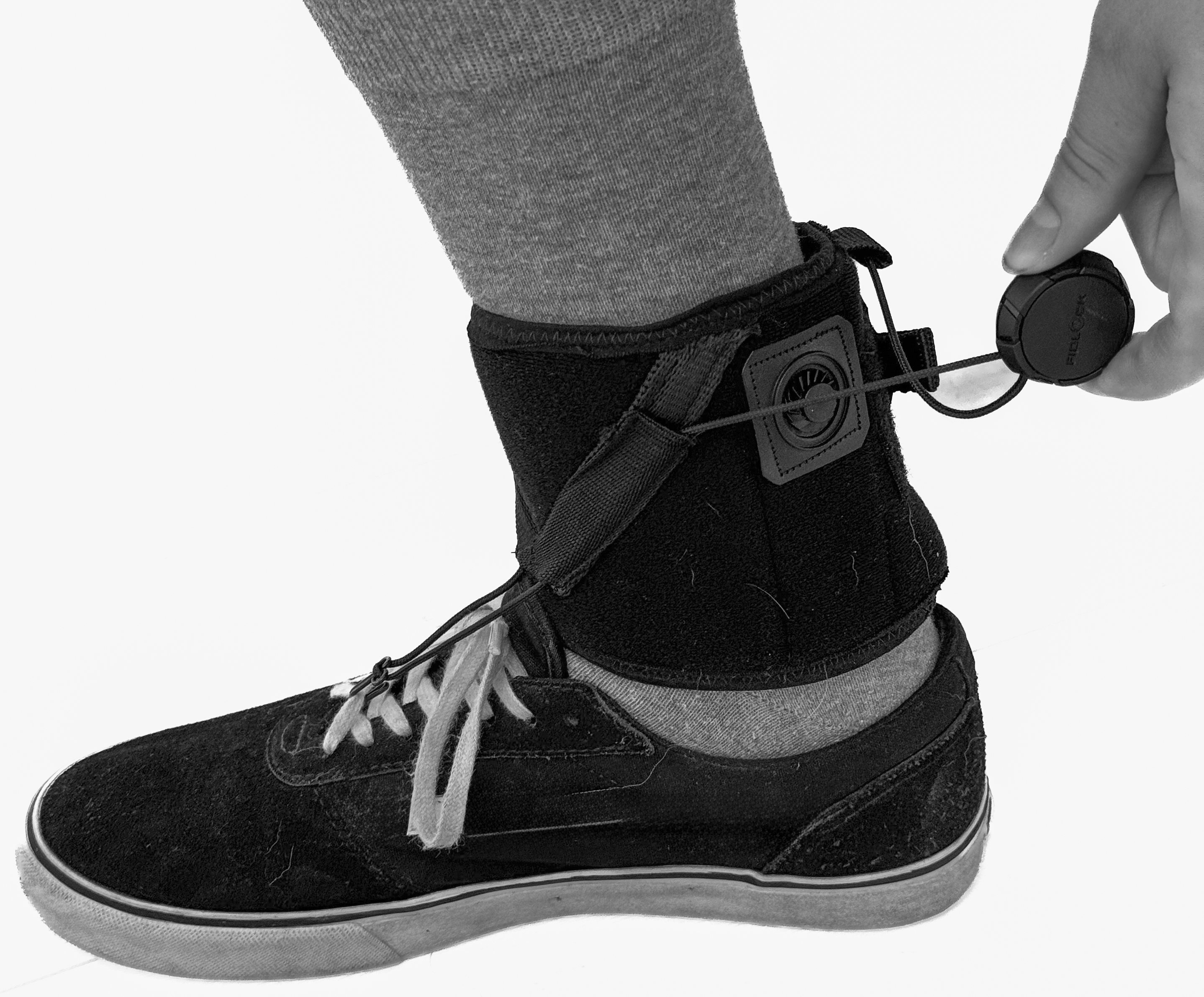 Photograph of the OrthoPed Foot Drop Splint